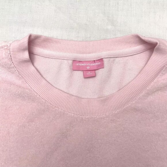 Stoney Clover for Target Terry Cloth Crop Sweatshirt Women’s Size Small - Picture 4 of 6